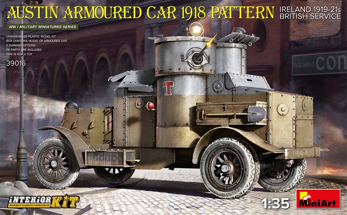 MiniArt Austin Armored Car 1918 とシャーマンⅢ TMN: Preview: MiniArt's 35th scale Austin Armoured Car 1918