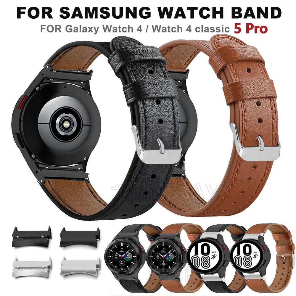 Galaxy watch 46mm leather best sale band