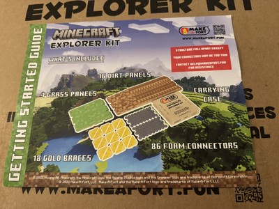 Make-A-Fort Minecraft Explorer Kit Build A Fort - Missing Some Connectors