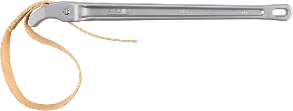 Ridgid 31365 #5 - 18" Aluminum Strap Wrench 12" Capacity 1-3/4" x 48" Strap - Image 2 of 3