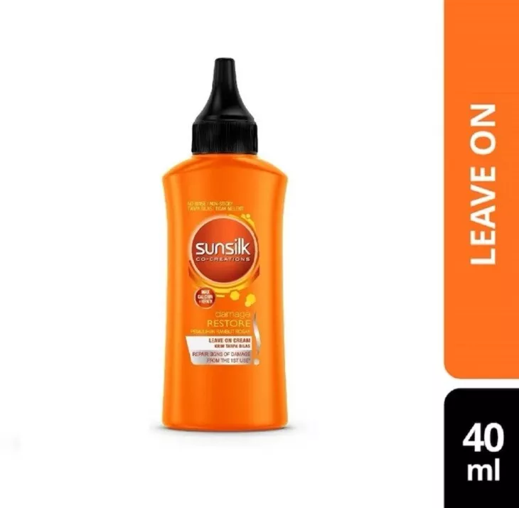 6 Bottle : SUNSILK Leave On Smoothing Cream / Damage Reconstruction Repair(40ml) - Image 2 of 4