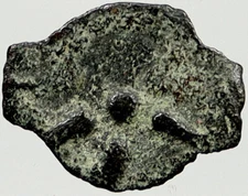 80BC Biblical Jerusalem Widow's Mite ALEXANDER JANNAEUS Coin HENDIN 1153 i120746