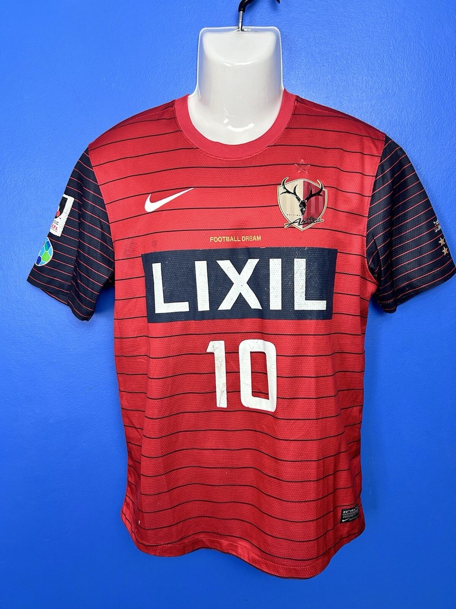 Kashima Antlers 2013/2014 Nike Home Jersey Shirt Medium #10 Kashima Antlers 2013/2014 Nike Home Jersey Shirt Medium #10