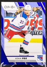 Adam Fox 2023-24 O-Pee-Chee Hockey #107 Blue Border