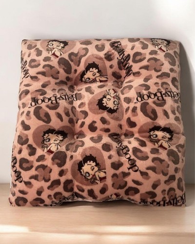 Neu unbenutzt Betty Boop Kissen flauschig Leopard Herz 55 59