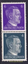 EBS Germany 1941 - Hitler booklet stamps - se-tenant pair - Michel S292 - MNH**