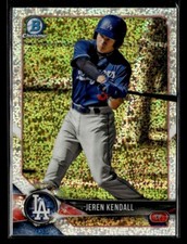 2018 Bowman Draft #BDC-116 Jeren Kendall Chrome Sparkles Refractor card
