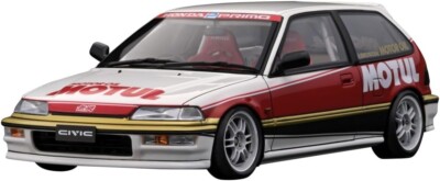 Finished Product ignition model 1/18 Honda CIVIC EF9 SiR MOTUL
