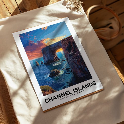 Channel Islands National Park - Travel Poster Home Decor California Destinations - Picture 6 of 14