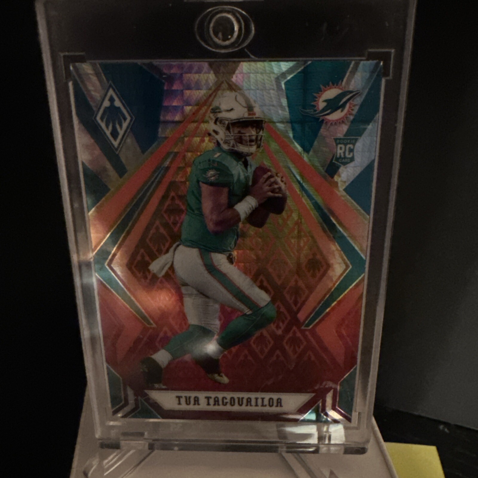 2020 Panini Phoenix - Rookies  Fire Burst #102 Tua Tagovailoa (RC)
