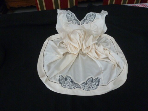 Combinaison Slip Vintage Dentelle Blanche Taille 40 - Marque Générique - Bon état