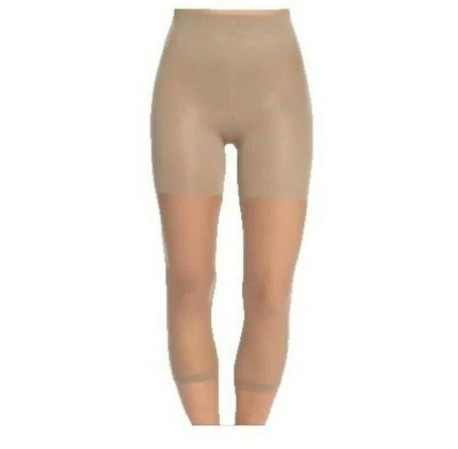 Spanx Womens Footless Higher Power Capri Nude Sheer Plus Size G