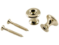 Kluson California Custom strap button set (set of 2), Nickel