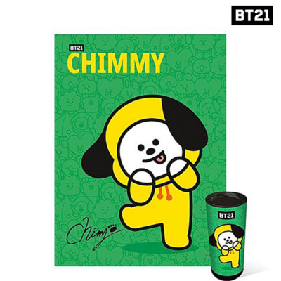 BTS BT21 Official Authentic Goods 150pcs Cylindrical case Jigsaw