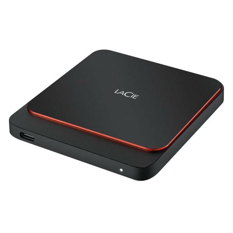 LaCie Portable SSD 500GB Transfert Haute Vitesse USB-C pour PC
