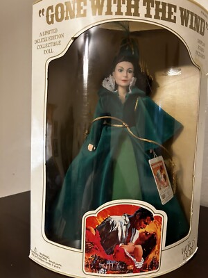 gone with the wind green curtain dress Scarlett Limited Edition World Doll 1989 scarlett curtain dress