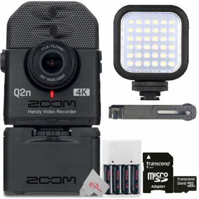 Zoom Q2n-4K Ultra High Definition Handy Video Recorder + Compact