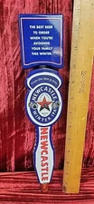 NEWCASTLE WINTER IPA BLUE PORCELAIN USED Beer Tap Draft Heavy Handle Bar Pub