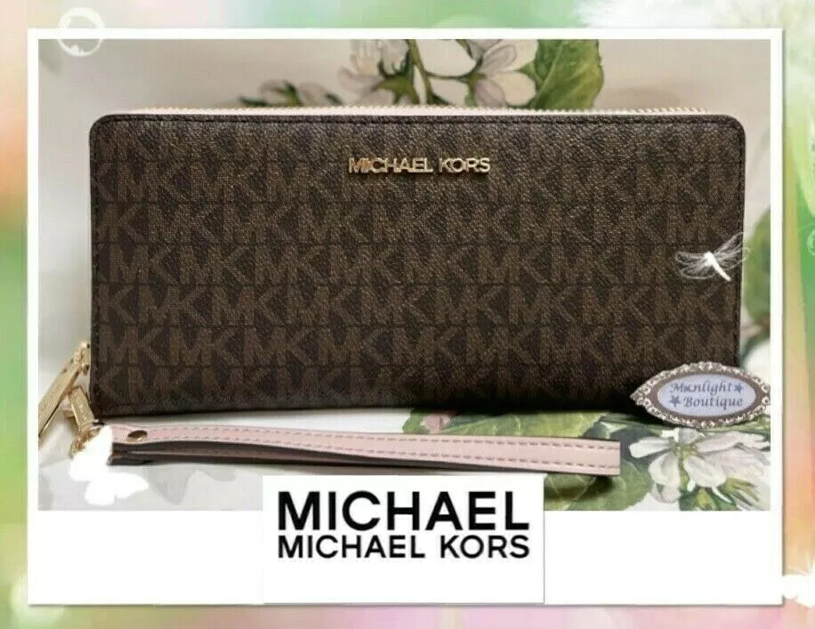 Michael kors hotsell monogram continental wallet