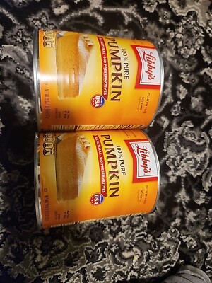 LIBBY'S 100% Pure Pumpkin 29 oz Each (2 Cans) Libbys free shipping