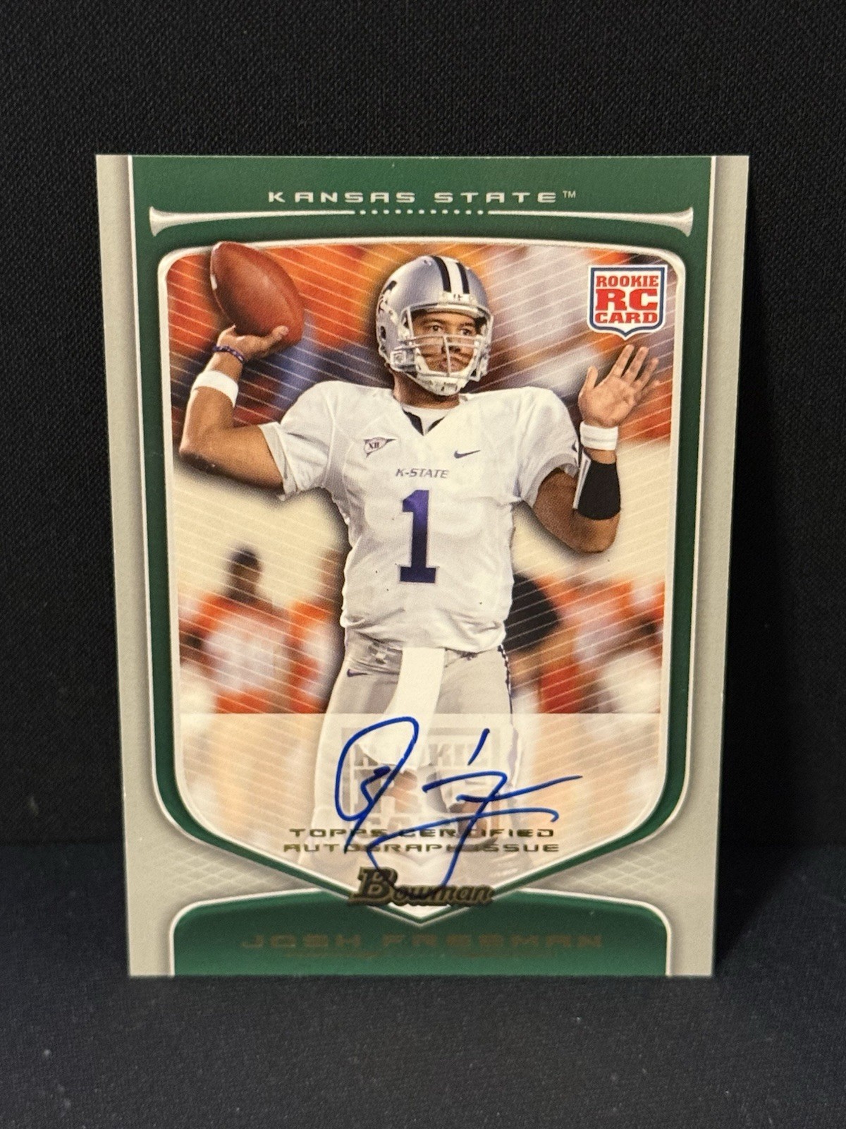 Josh Freeman Bowman Draft #162 Autograph