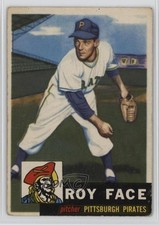 1953 Topps High # Roy Face #246 Rookie RC 1sw9