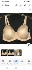 NEW WACOAL Size 36DD Strapless Bra Beige 854119 Red Carpet Underwire NWT