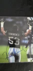 OAKLAND RAIDERS BILL ROMANOWSKI #53 SIGNED 8X10 PHOTO 4X SB CHAMPION POSE