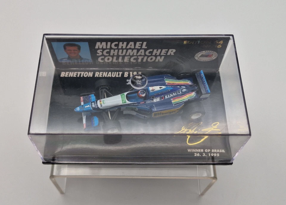 Paul´s Model Art - Michael Schumacher Edition 64 Nr. 16 - Benetton Renault B195 - Bild 3 von 4