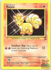 Vulpix 99/130 Common Base Set 2 Pokemon Lightly Played