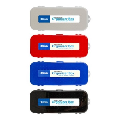 BAZIC Double Deck Organizer Box, pack of 24