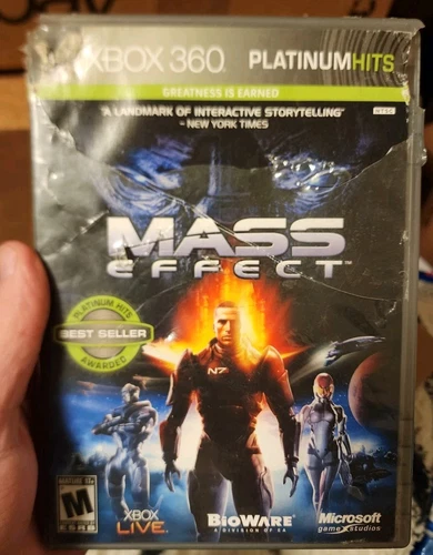 Mass Effect (Microsoft Xbox 360, 2009) - Complete w/ Manual, Tested, Working
