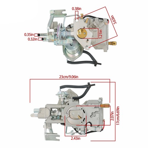 Carburetor 16010-FU400 Pour Nissan Forklift TCM LO2 K21 K25 Gas Engine - Picture 2 of 14