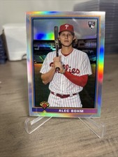 2021 Bowman Baseball - #91B-AB Alec Bohm Rookie RC - 1991 Bowman Insert Card. rookie card picture