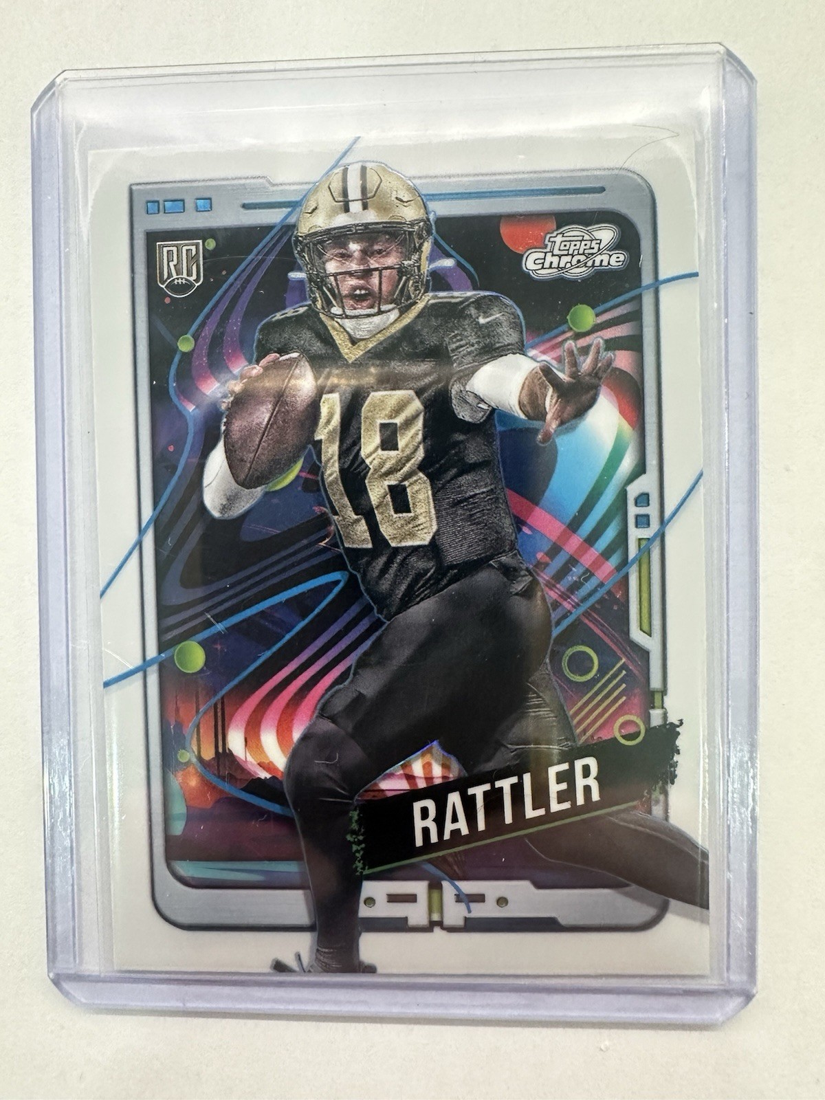 2024 Topps Cosmic Chrome Spencer Rattler (RC) White Hole SSP!! #164 🔥🔥
