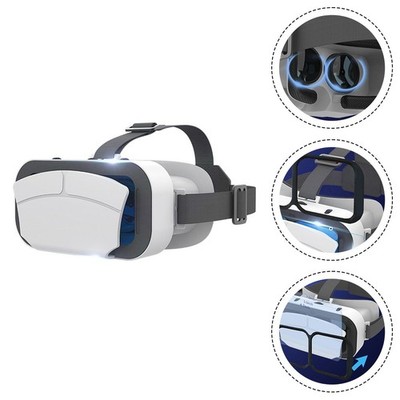 VR-Headset mit einstellbaren Einstellungen für Gaming und Bildung auf Smartphon
