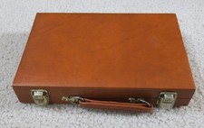 VTG 1970s Backgammon Fred Roberts SF Case Set Vintage Made In USA San Francisco