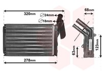 WäRmetauscher Innenraumheizung *** IR Plus *** VAN Wezel 43006048 FüR Renault 19