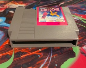Heavy Shreddin Nintendo NES Cartridge and Manual Authentic / Tested Working