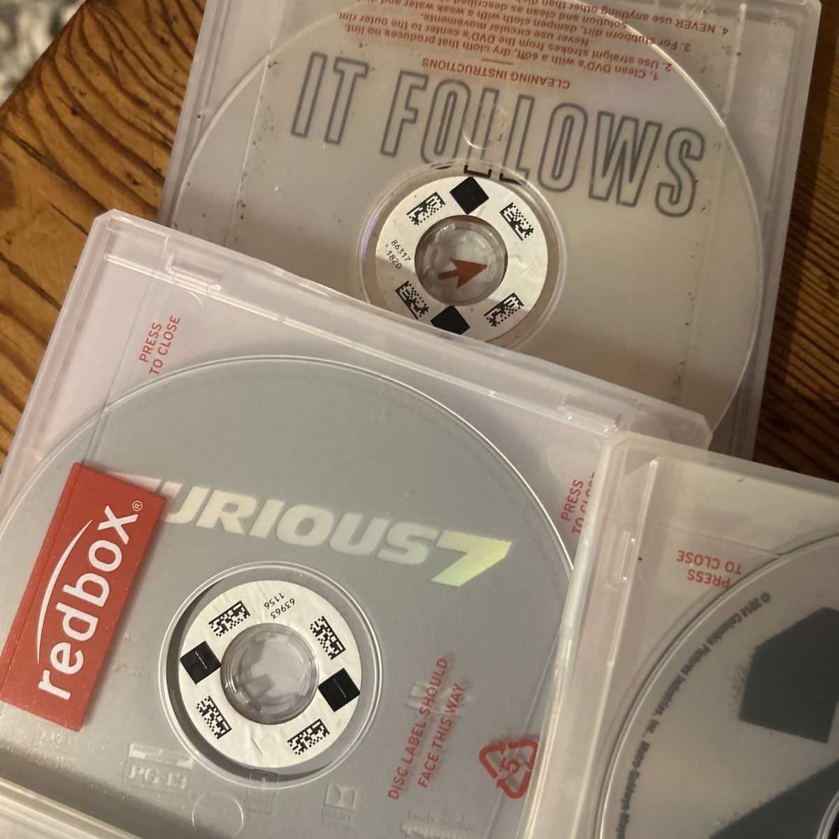 Used 5 Dvd Movie Video Redbox Get Hard Childs Play 22 Furious 7 It