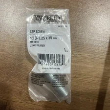 M10-1.25 x 35mm Grade 10.9 Hex Cap Screw Bolts Metric Zinc Hardened FINE THREAD