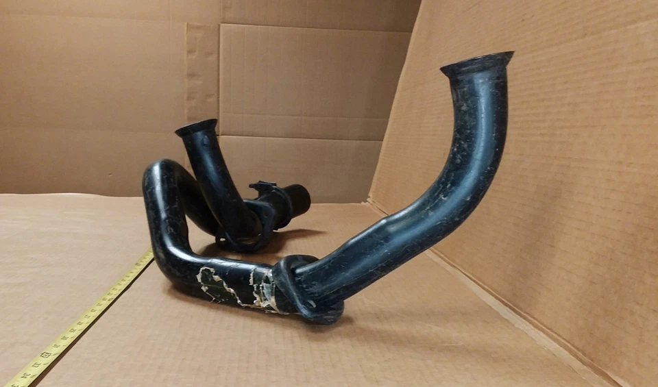 NOS 66 67 Pontiac Catalina Bonneville Grand Prix tubo de escape colector crossover Foto 4 de 4