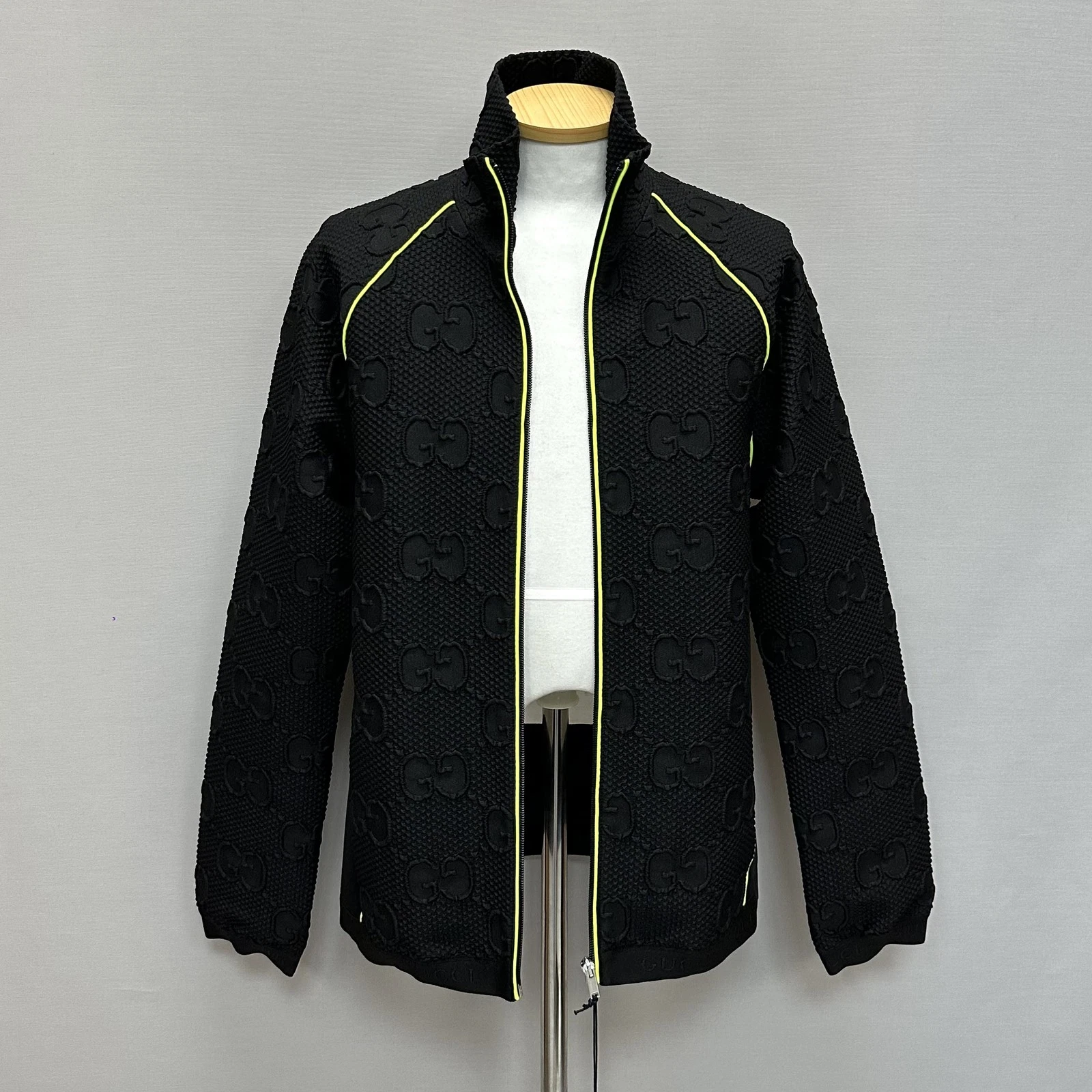 Giacca Gucci GG maglia elasticizzata neoprene zip 95 140035805