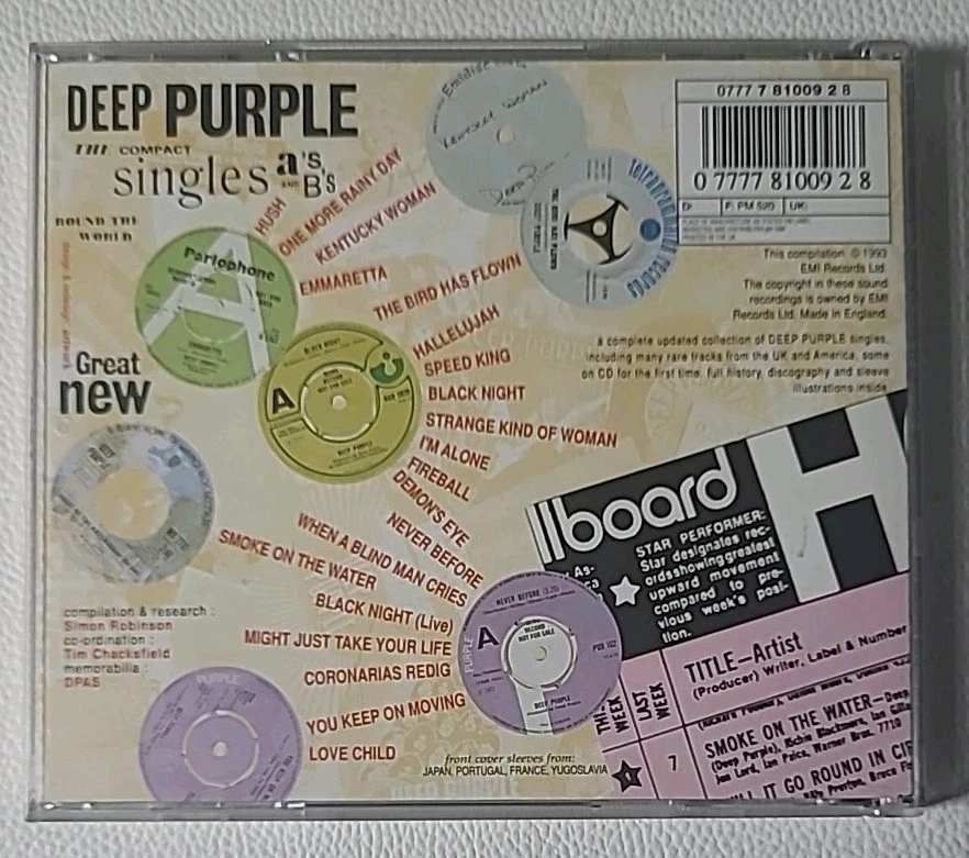 CD  Deep Purple    singles  - Bild 2 von 2