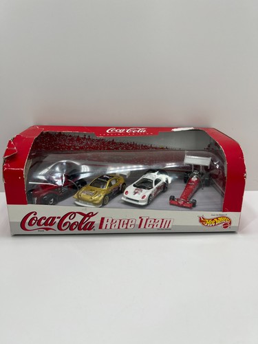Hot Wheels '99 Coca-Cola Special Edition Race Team 1:64 Scale Diecast 4 Car Set