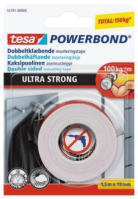 tesa Powerbond Ultra Strong 1.5m x 19mm 1 piece Single