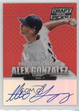 2013 Prizm Perennial Draft Picks Prospect Signatures Red Chi Gonzalez Auto 0g45