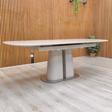 Furniture Village 'Cashmere' Pop Up Extending Dining Table Gloss 180-240cm