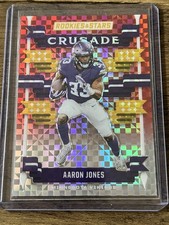 2024 Panini Rookies & Stars Aaron Jones Crusade Red Plaid #C-AJS Vikings