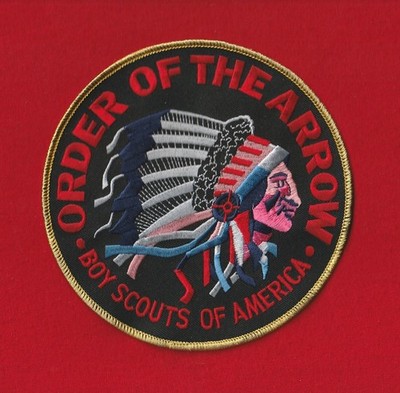 OA Indian Back Patch Order of the Arrow Embroidered Patch Sash Strip Mint